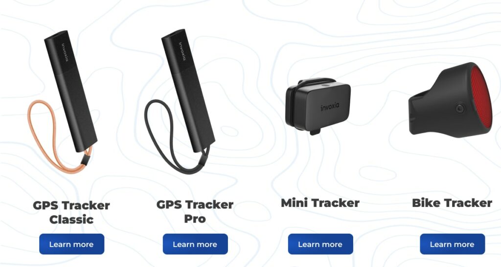 Invoxia GPS Trackers range